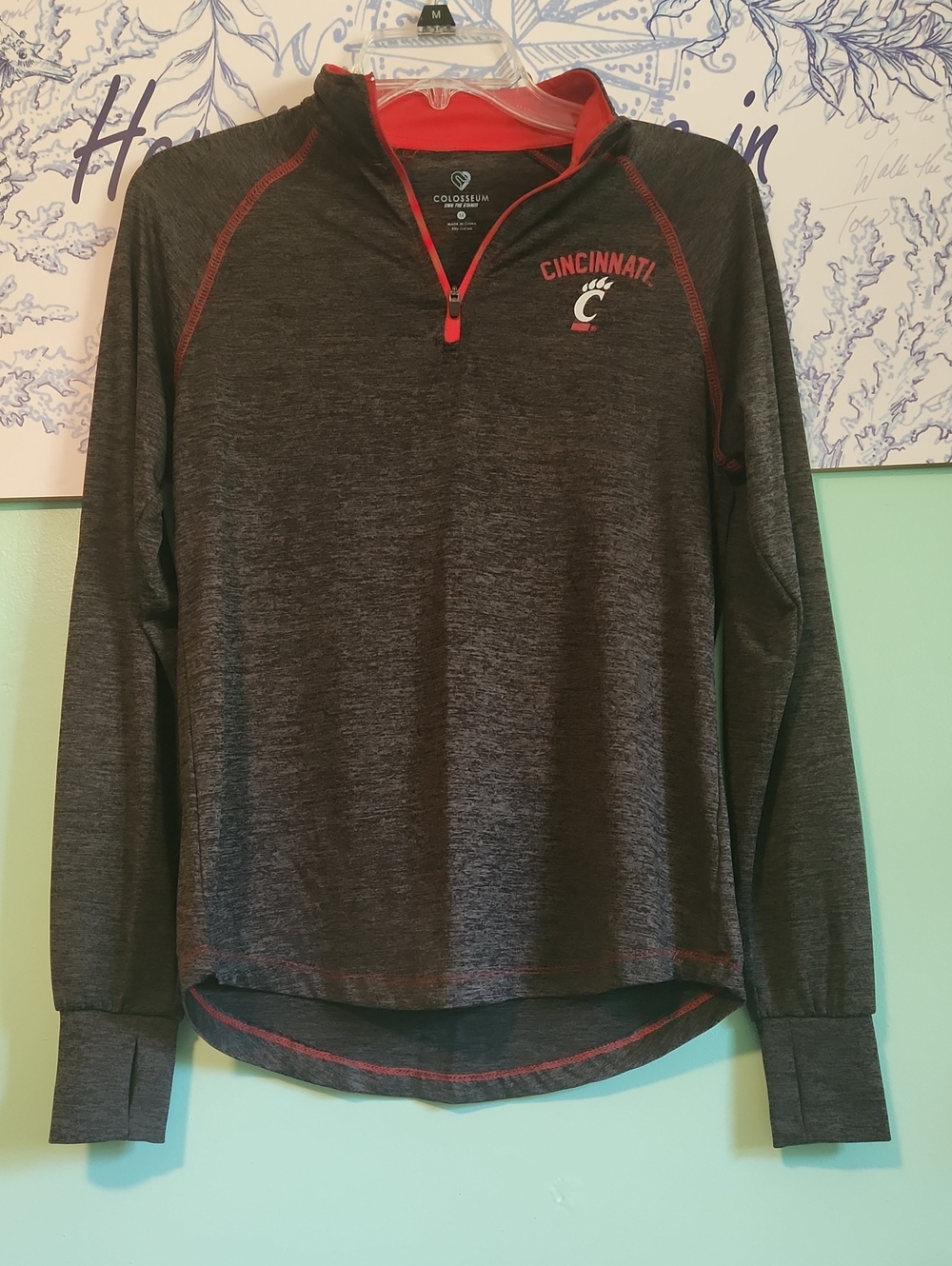 Colosseum UC Women's Dark Gray Heather Zip-Up